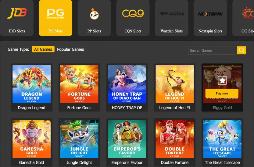 Play slots at PANA365 Casino