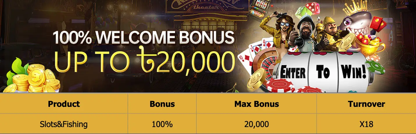 Bonuses for new players at PANA365 Casino